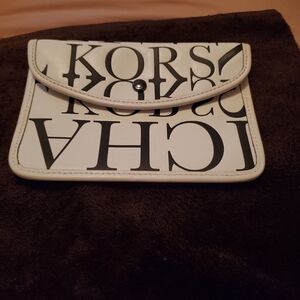 Rare Michael Kors Black and White Clutch